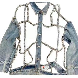 Designer Jean Jacket From  Fashion Week
